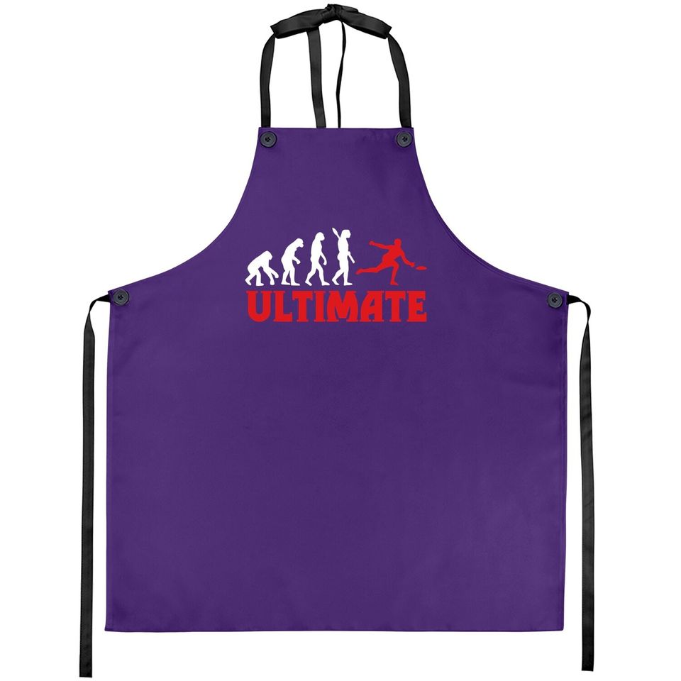 Great Ultimate Frisbee Evolution Gift Apron