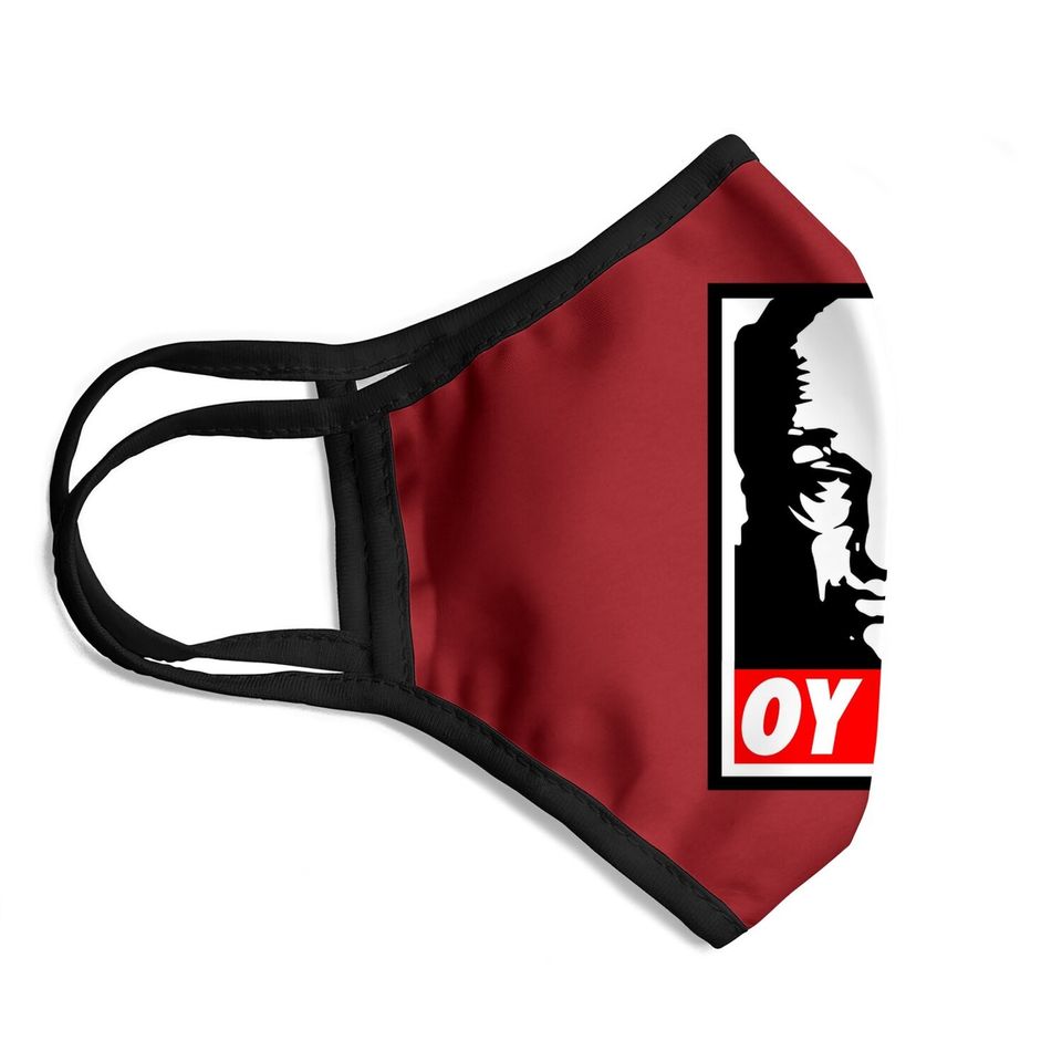 Curb Your Enthusiasm Larry David Oy Vey Obey Face Mask