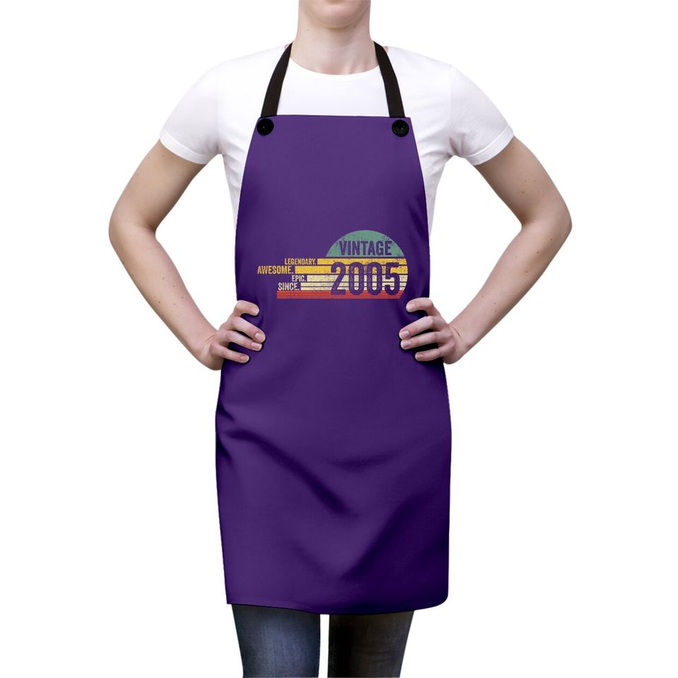 16 Year Old Legendary Vintage Awesome Birthday 2005 Apron