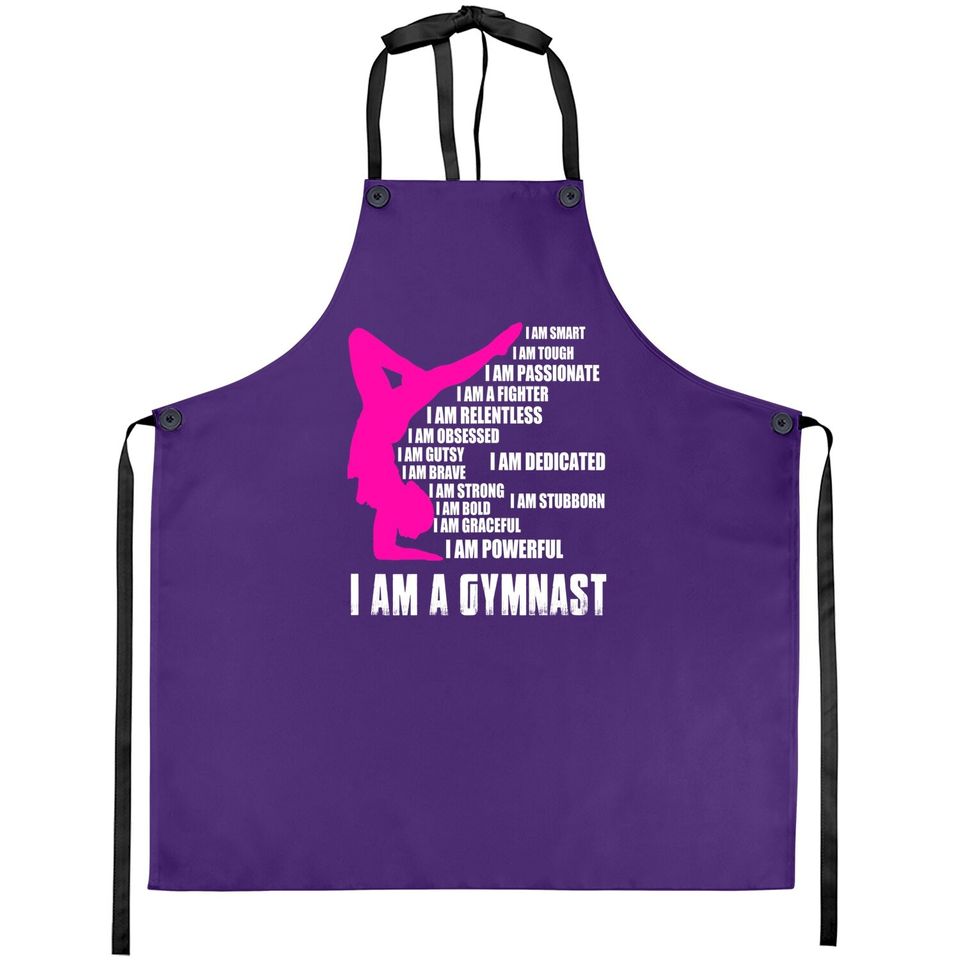 I Am A Gymnast Apron
