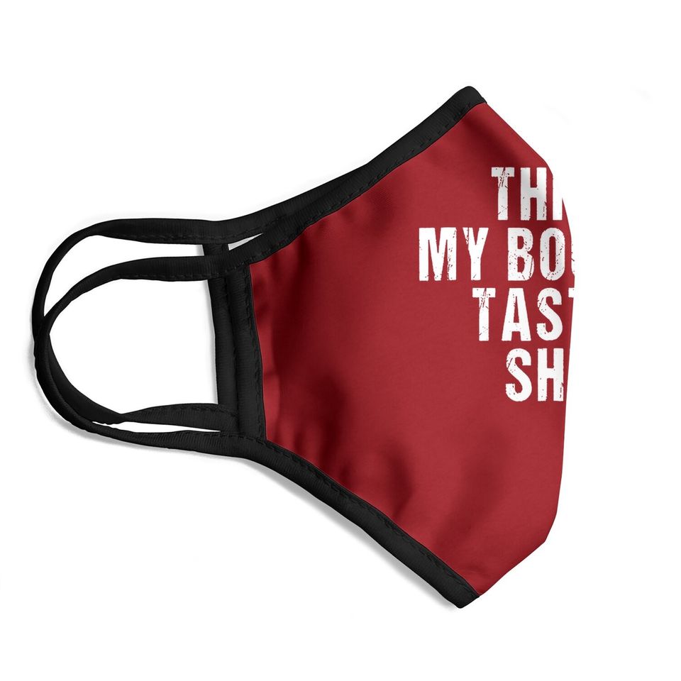This Is My Bourbon Tasting Face Mask - Bourbon Lover Gift