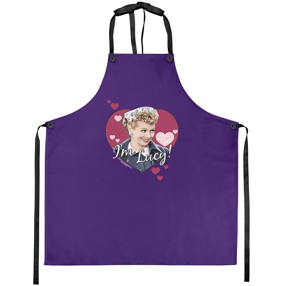 I Love Lucy 50's Tv Series I'm Lucy Adult Apron