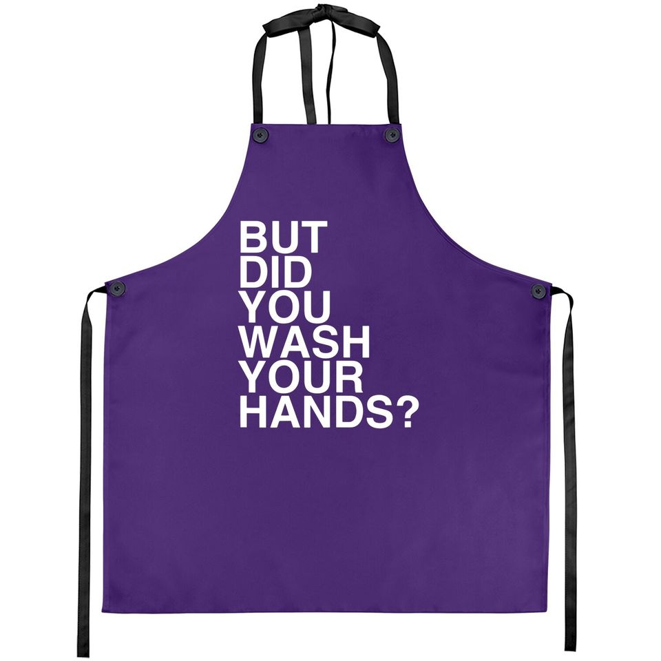 But Did You Wash Your Hands? Hand Washing Hygiene Gift Apron