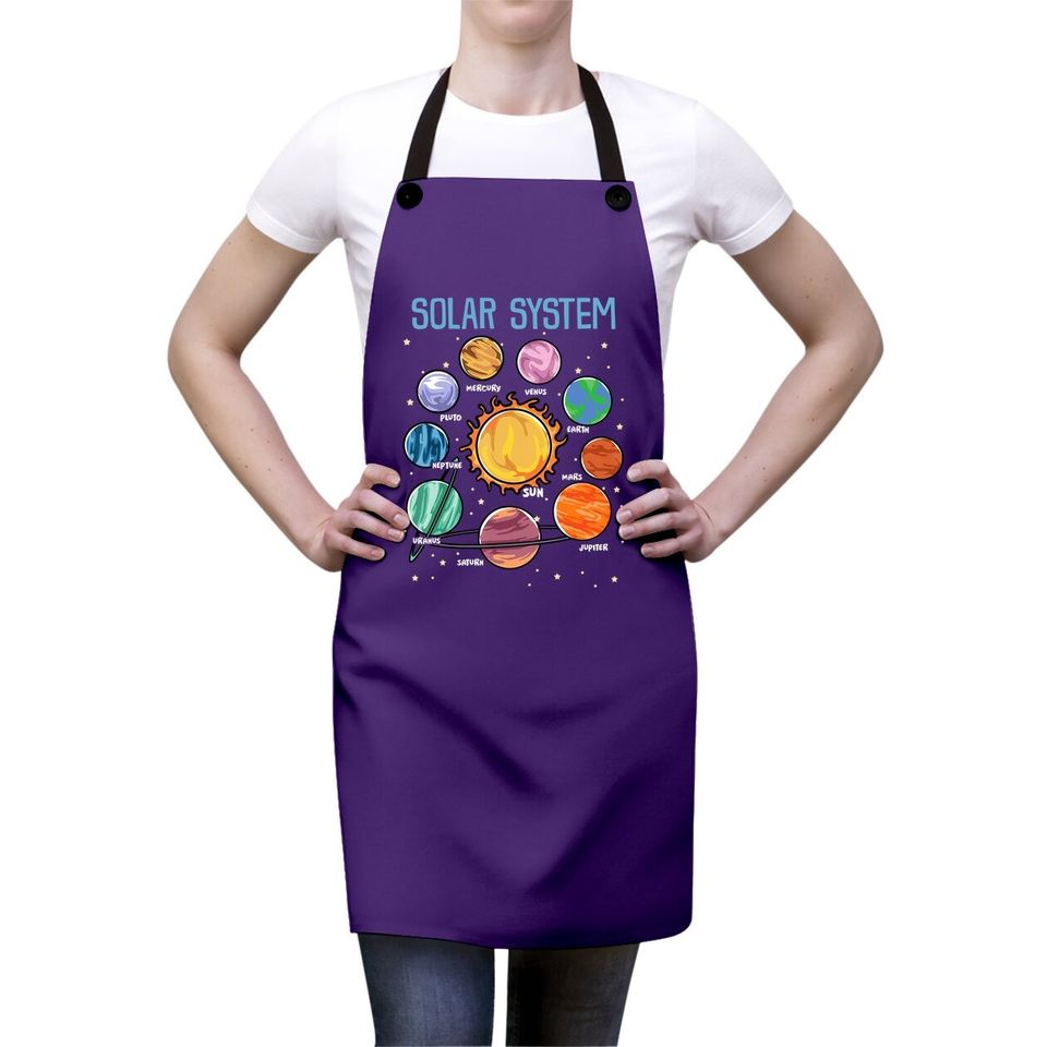Solar System Planets Science Space Boys Girls Stem Apron
