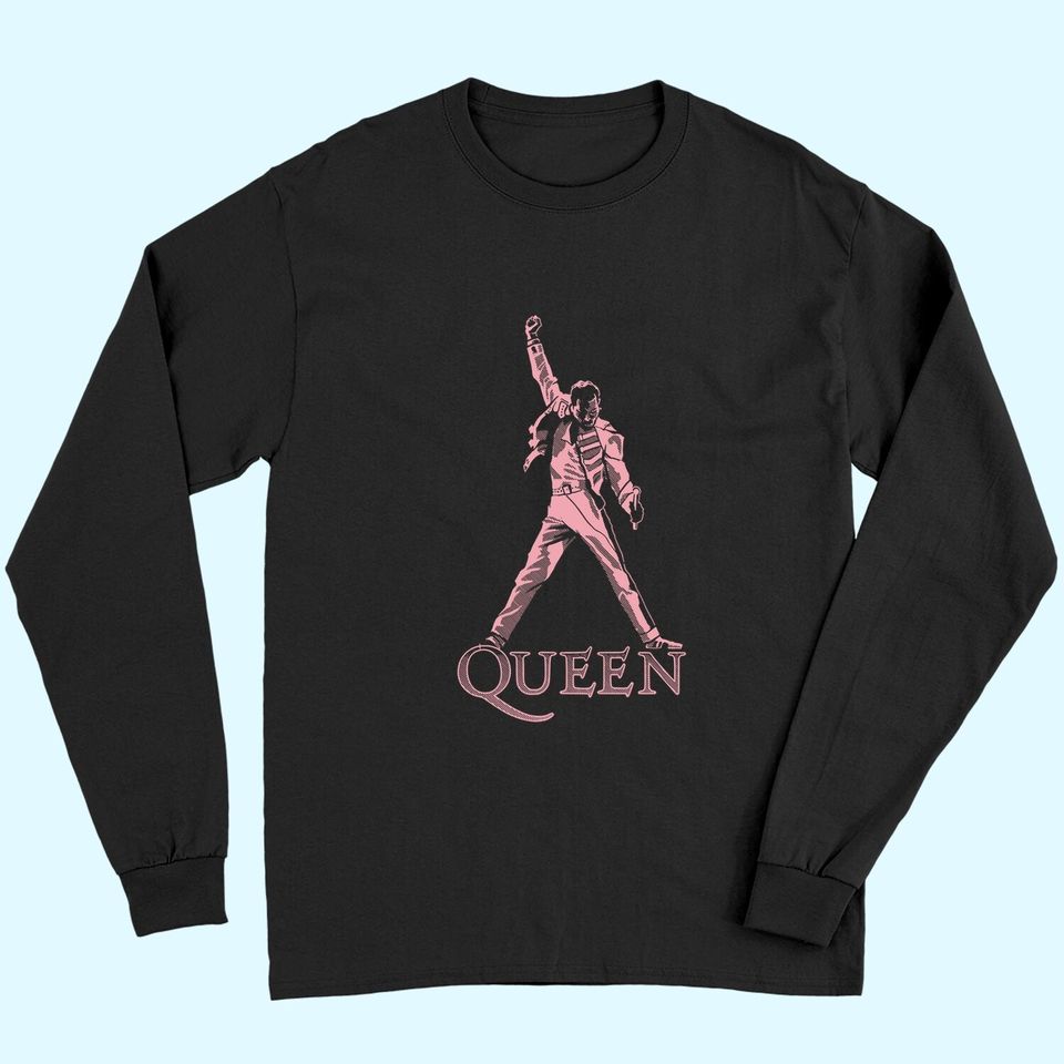 Queen Pose Freddie Mercury Long Sleeves