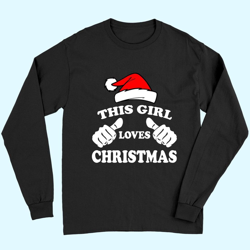 This Girl Loves Christmas Fitted Scoop Long Sleeves