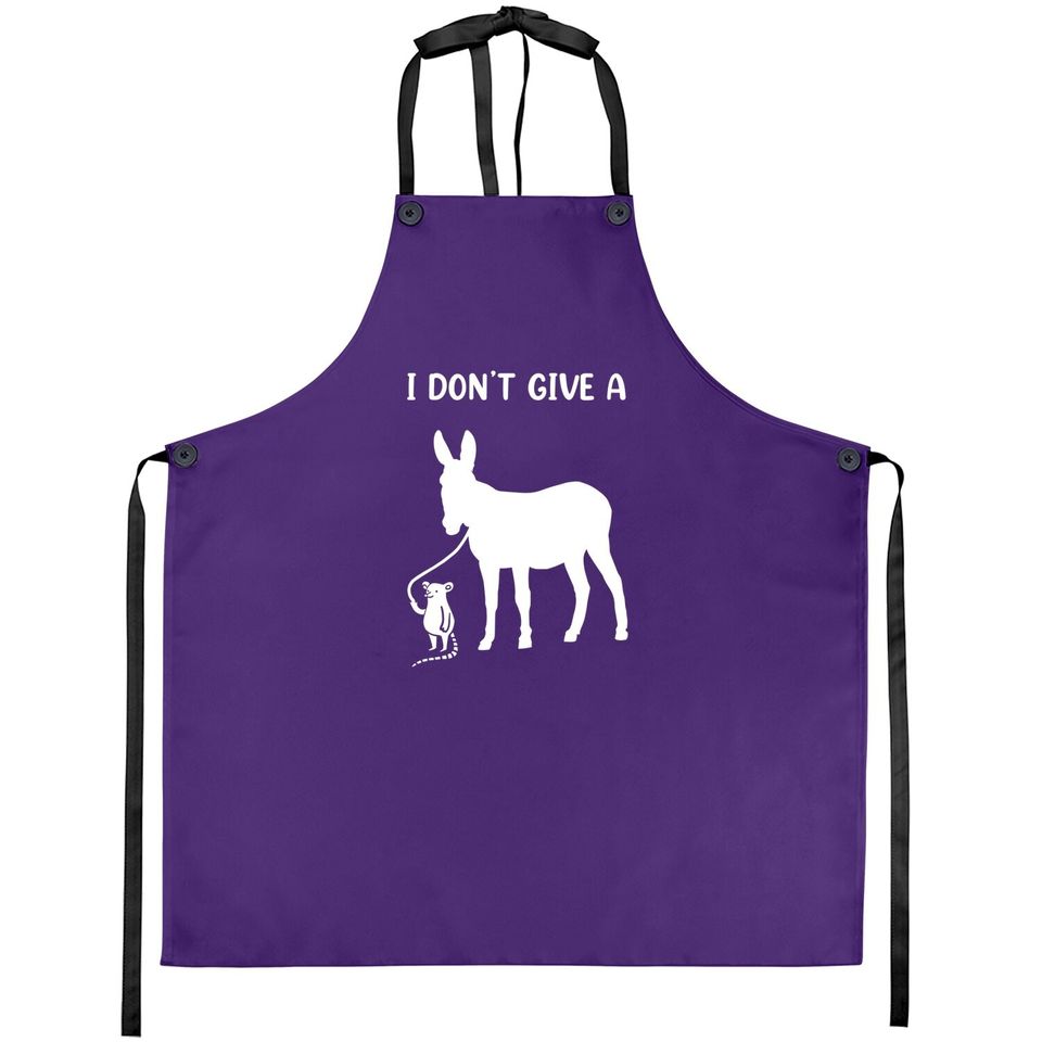 I Don;t Give A Rats Ass Rat Lovers Apron