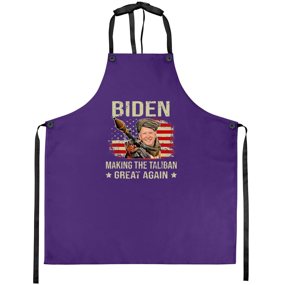 Joe Biden Making The Ta-li-ban's Great Again Funny Apron