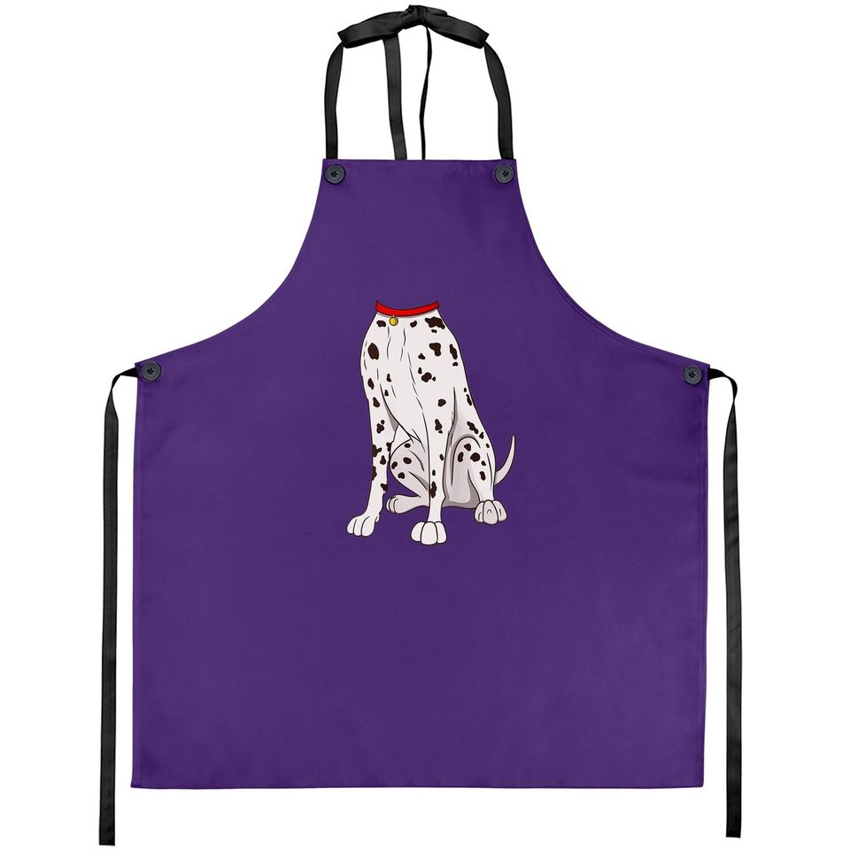 Dalmatian For Halloween Dog Animal Cosplay Apron