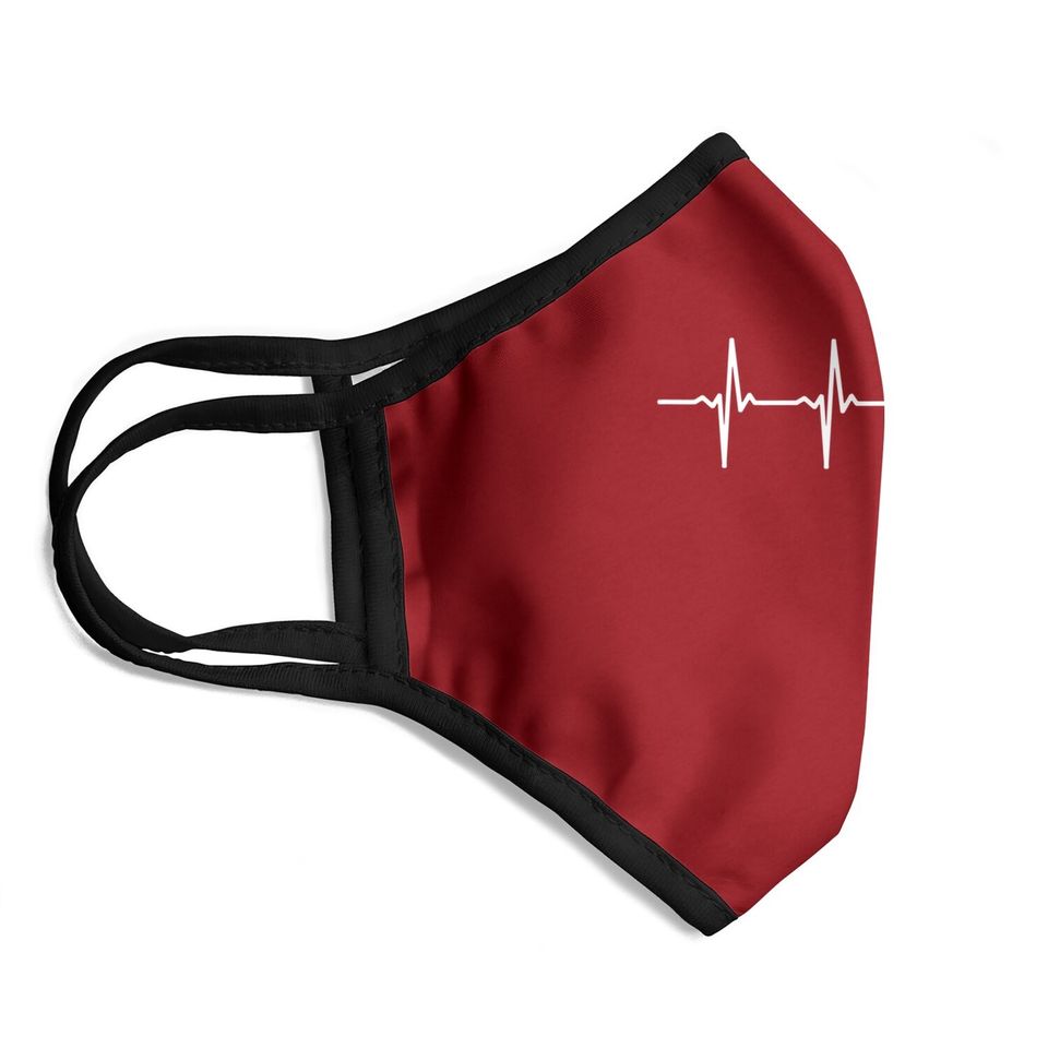 Golf Heartbeat Face Mask For Golfers