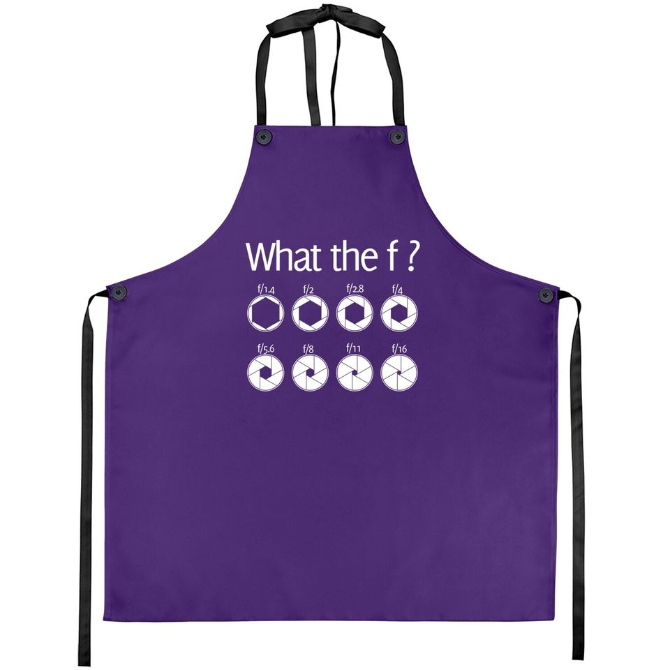 What The F Photography Apron