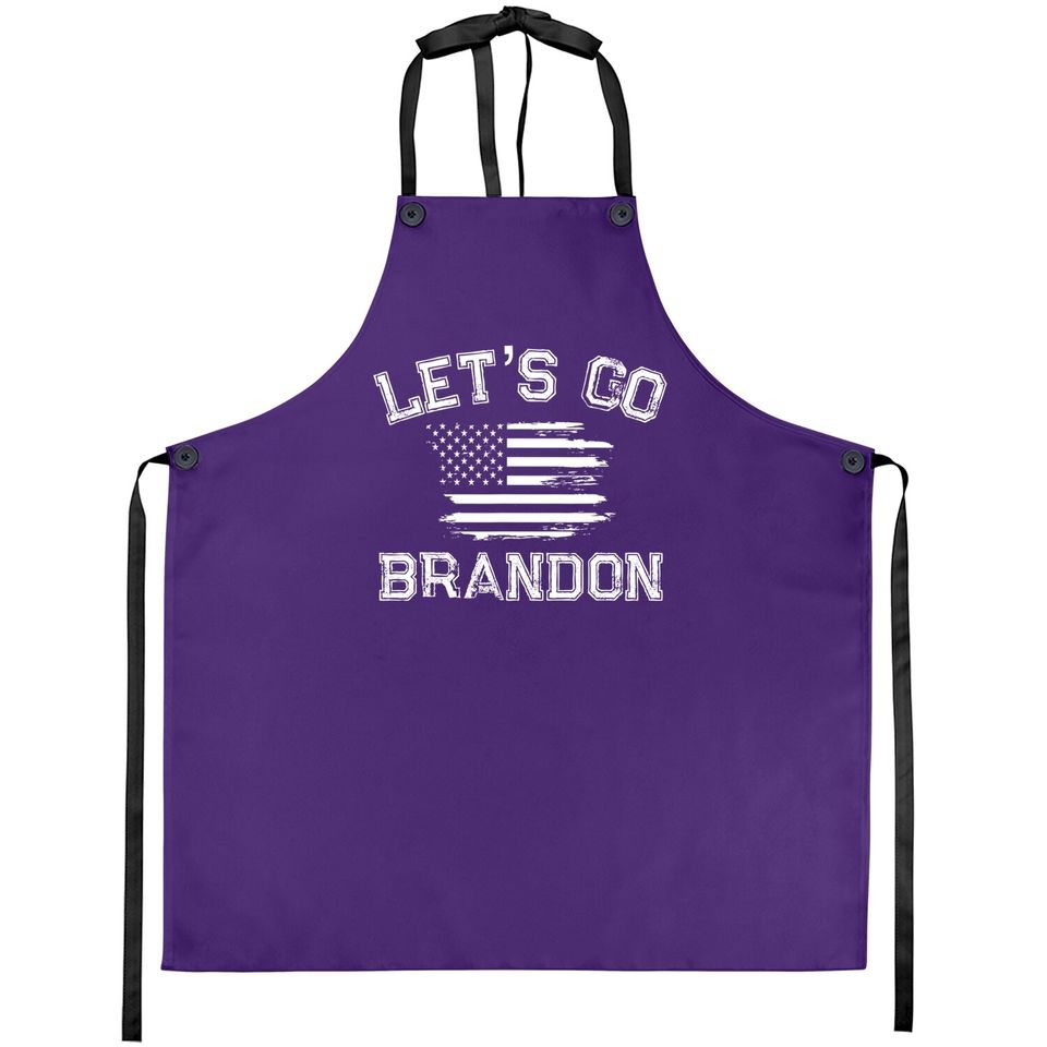 Let’s Go Brandon Conservative Us Flag Apron