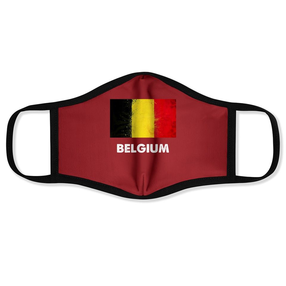 Belgium Flag Face Mask