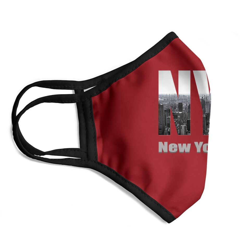 New York City Skyline Nyc Lovers Face Mask