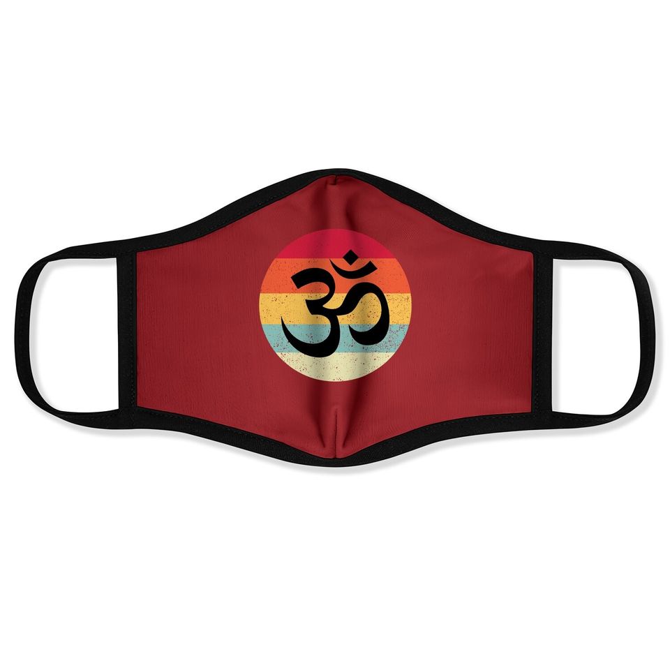Om Symbol Aum Ohm Hindu Zen Tantra Yoga Day Namaste Gift Face Mask