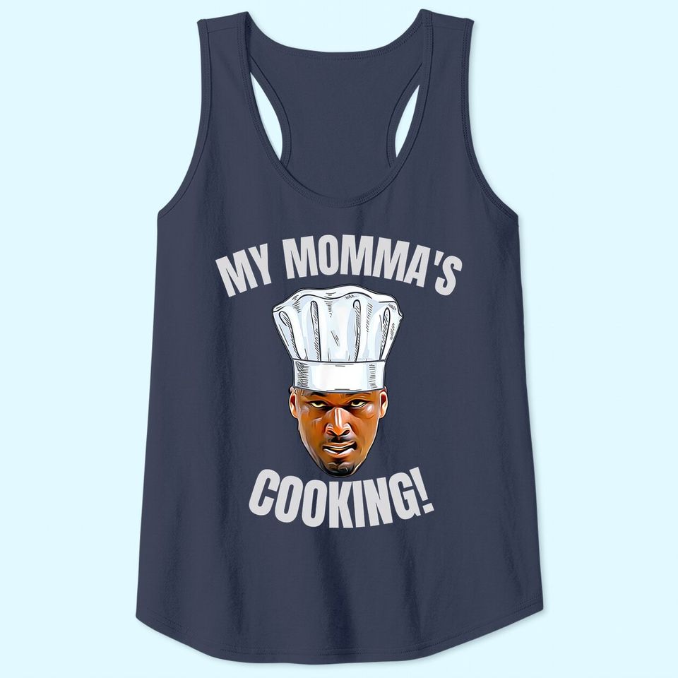 My Momma's Cooking Kwame Brown Mama's Son Peoples Champ Bust Tank Top