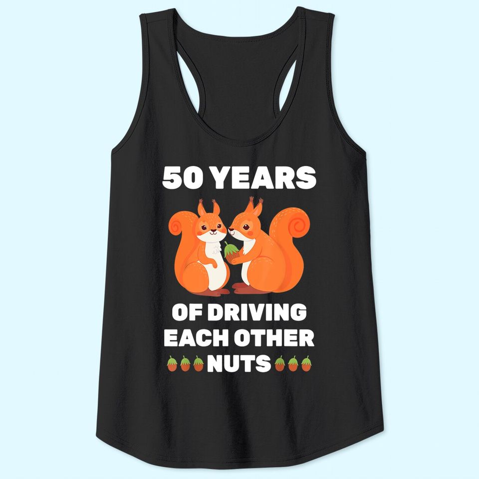 25th 25-Year Wedding Anniversary Funny Couple For Him Her Tank Top
