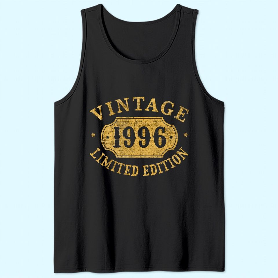 25 years old 25th Birthday Anniversary Gift Limited 1996 Tank Top