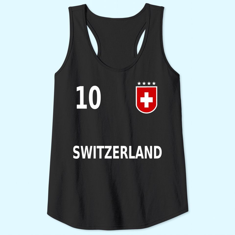 Switzerland Suisse Swiss Soccer Jersey 2020 Tank Top