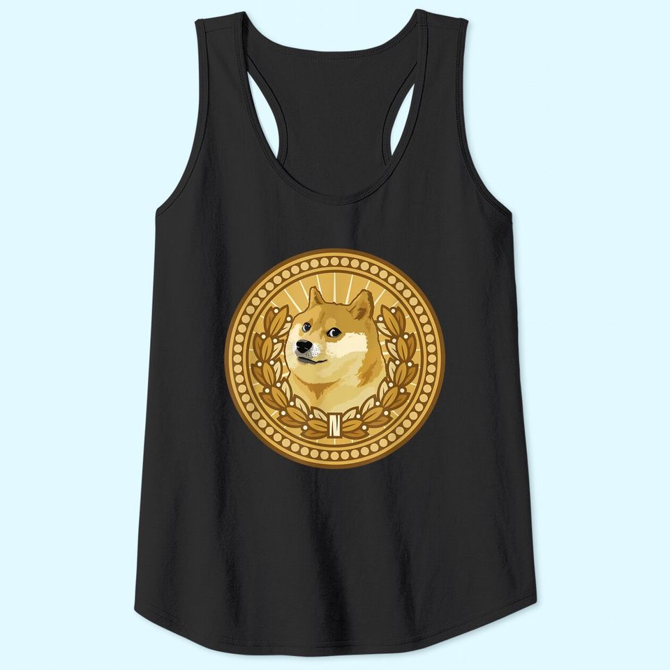 Dogecoin Crypto Cryptocurrency Blockchain Trader Trading Tank Top