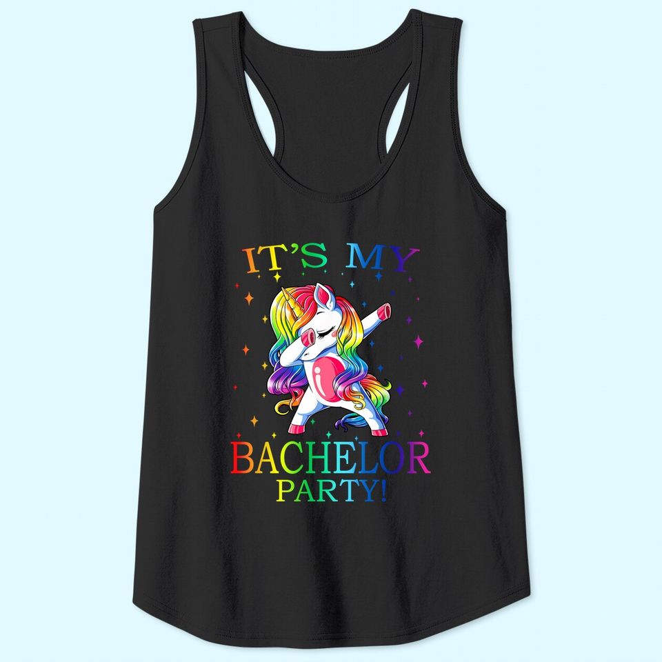 It's My Bachelor Party Unicorn Tank Top