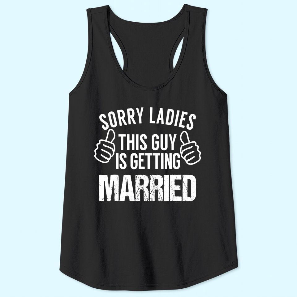 Funny Bachelor Party Groom Tank Top