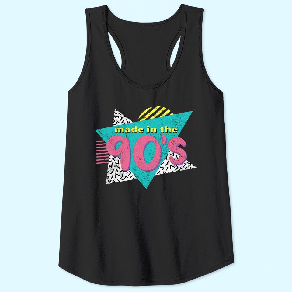 Made In The 90's Retro Vintage 1990's Birthday Tank Top