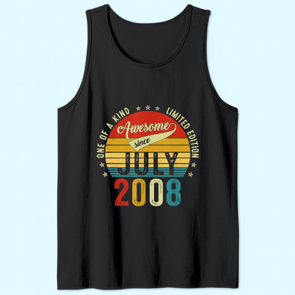 13 Years Old Vintage 2008 Limited Edition Tank Top