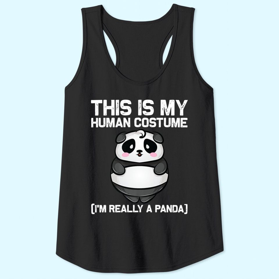 Panda Bear Animal Lovers Premium Tank Top