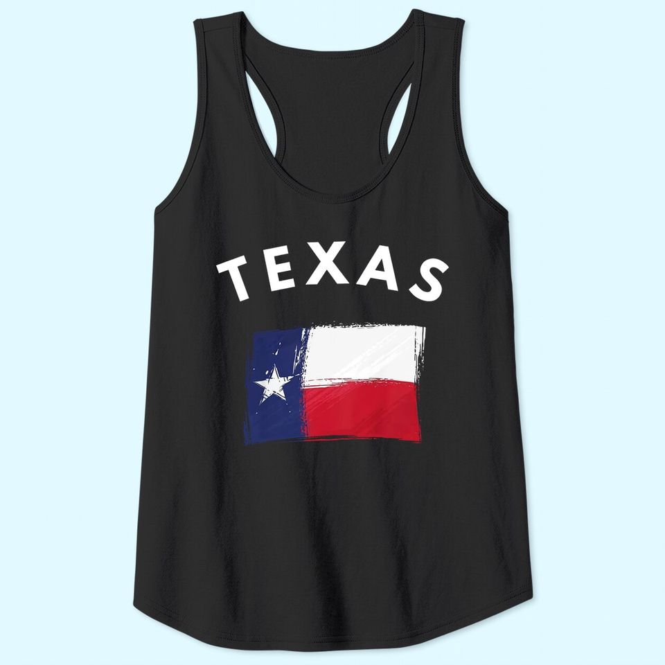 Texas Fans State of Texas Flag Tank Top