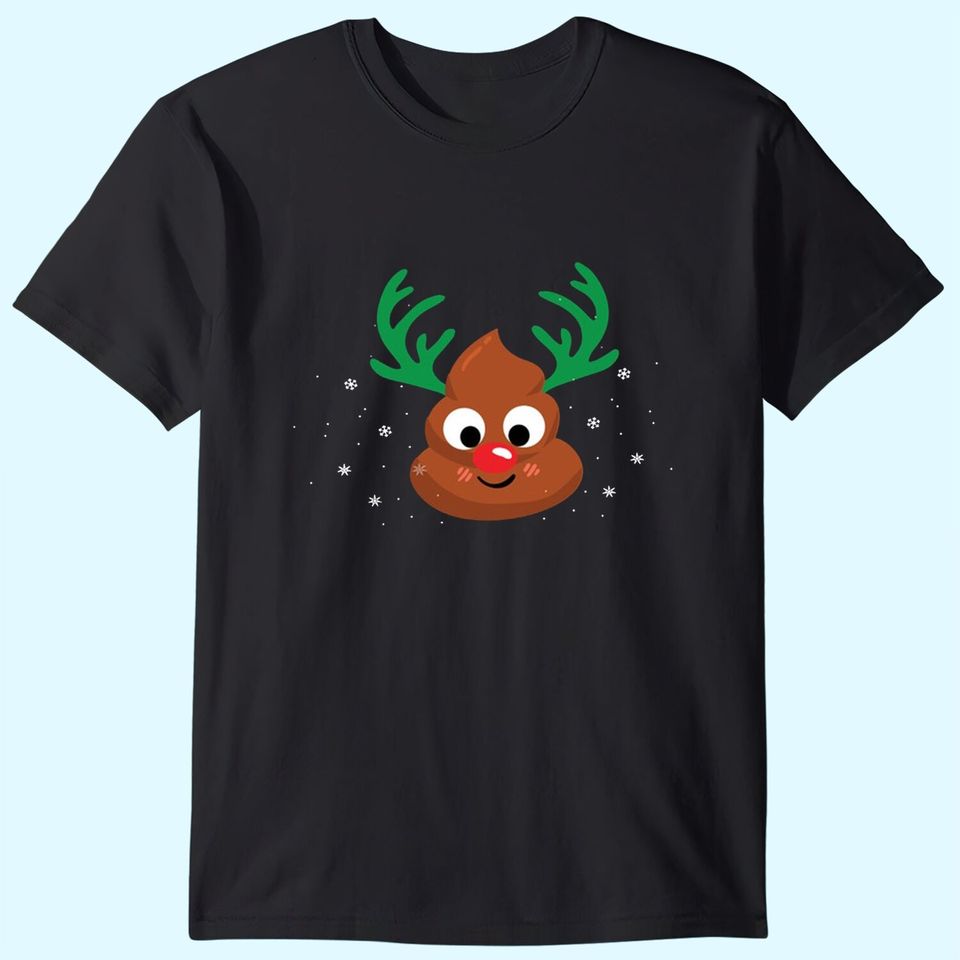 Christmas Poop Emoji T-Shirts