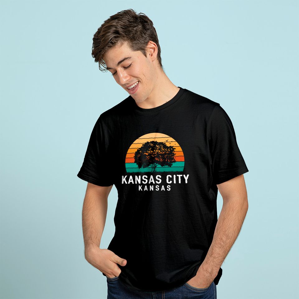 Kansas City Vintage Sunset T Shirt