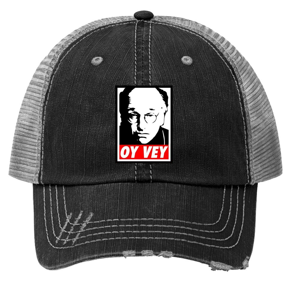 Curb Your Enthusiasm Larry David Oy Vey Obey Trucker Hat
