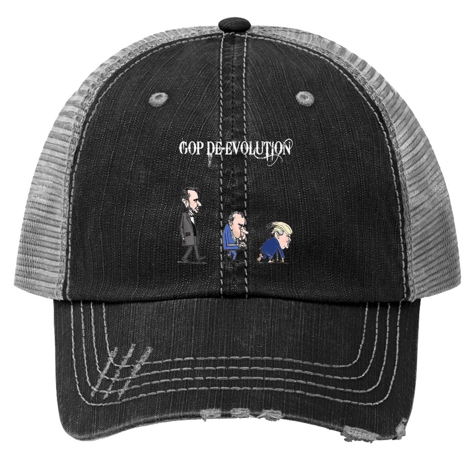 Trump Evolution Republican Gop Trucker Hat