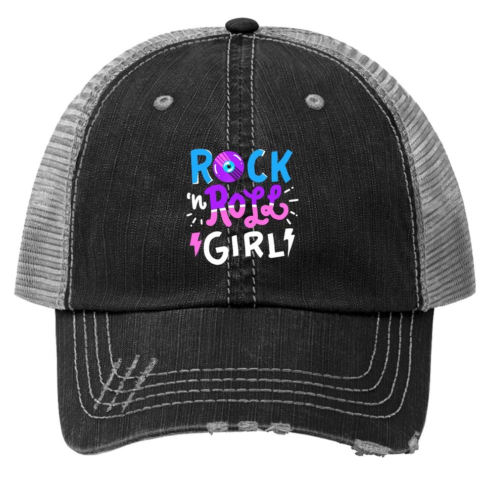 Rock N Roll Music Trucker Hat