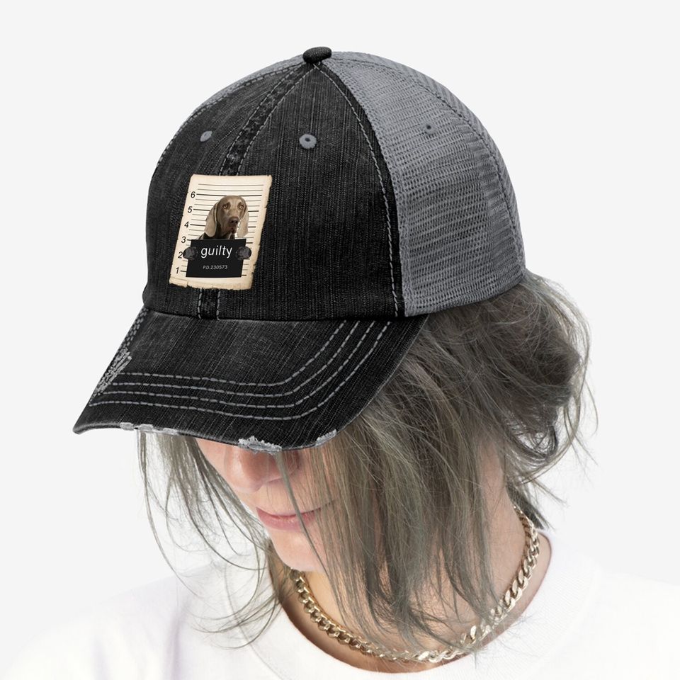 Weimaraner Dog Trucker Hat