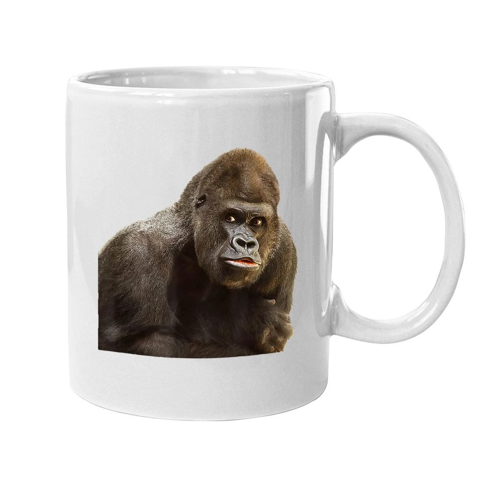 Gorilla Ape Wildlife Zoo Animals Prints Preservation Coffee Mug