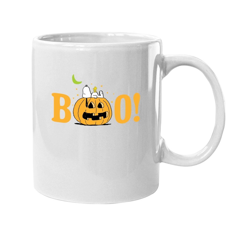 Peanuts Halloween Boo Pumpkin Coffee Mug