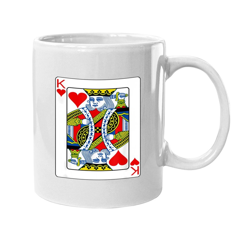 King Of Hearts Playing Card Coffee Mug