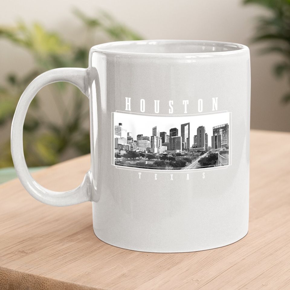 Houston Skyline Texas Pride Vintage Houston Coffee Mug