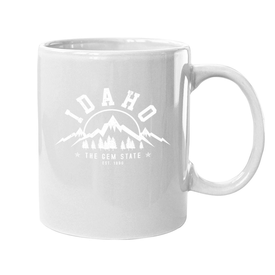 Idaho The Gem State Est 1890 Coffee Mug