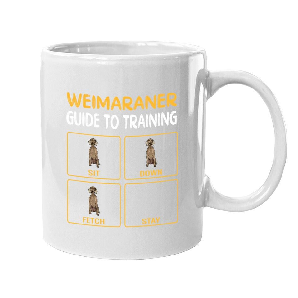 Weimaraner Guide To Training Dog Obedience Trainer Coffee Mug
