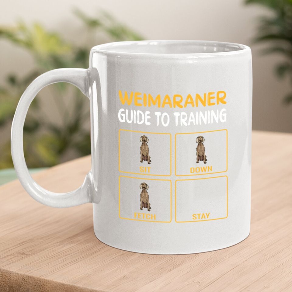 Weimaraner Guide To Training Dog Obedience Trainer Coffee Mug