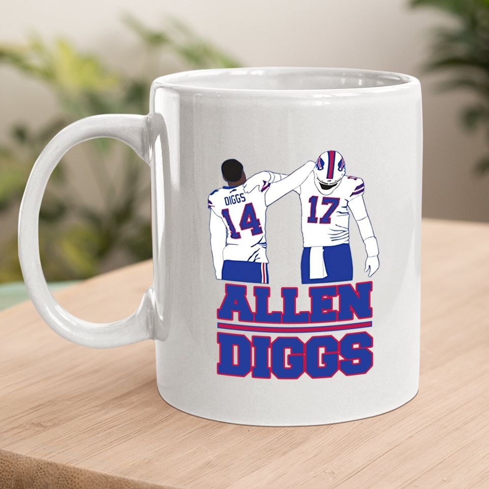 Stefon Diggs Josh Allen Back Pat Buffalo Football Fan Coffee Mug
