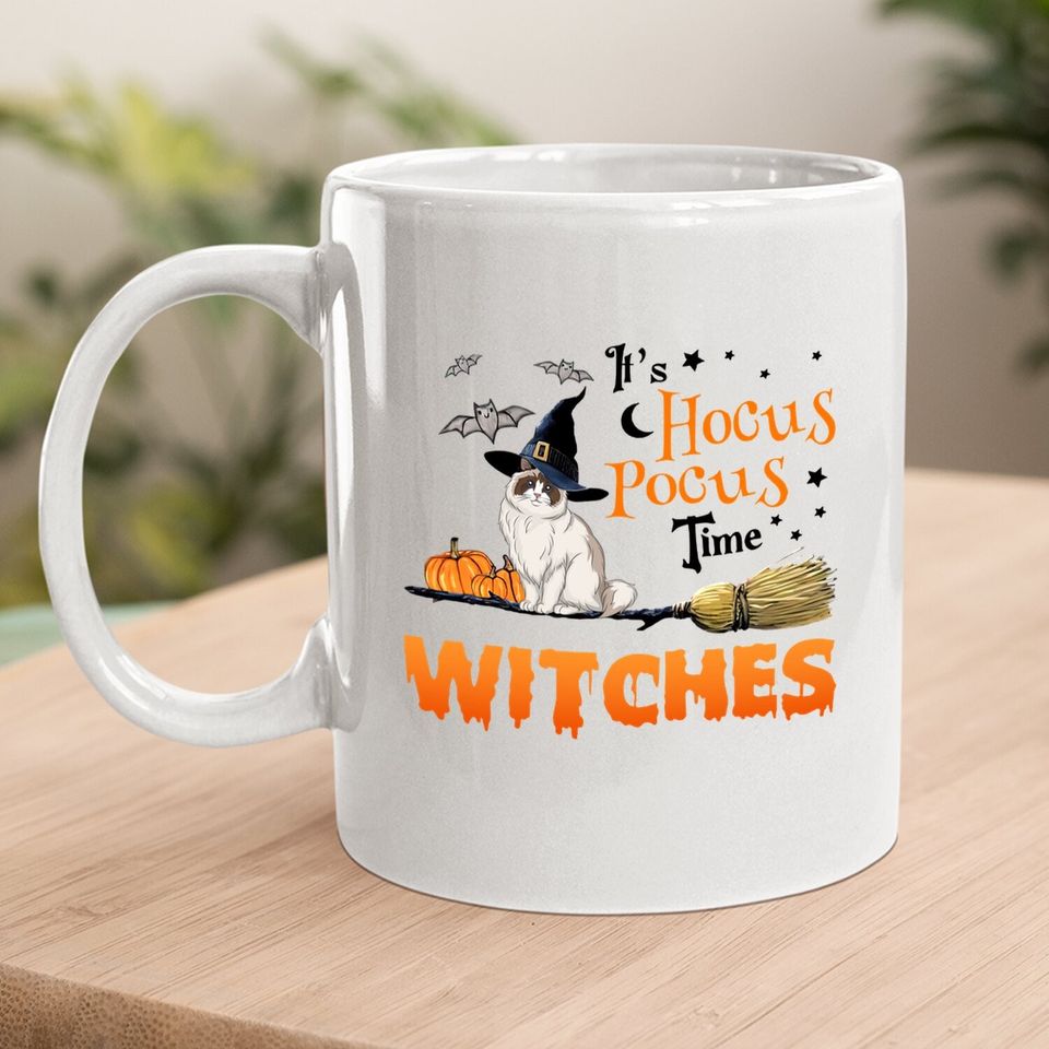 Hocus Pocus Time Wiches Cat Classic Coffee Mug