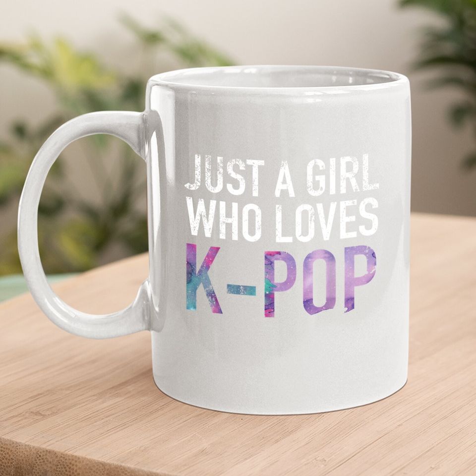 Bts Just A Girl Who Loves K-pop Coffee Mug