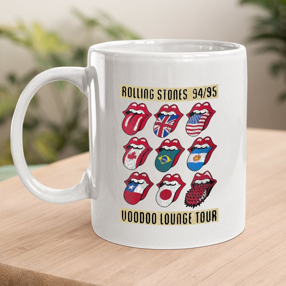 Rolling Stones Voodoo Lounge Charcoal Coffee Mug