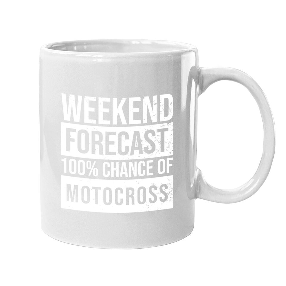 Motocross Racer Gift Motocross Forecast Coffee Mug