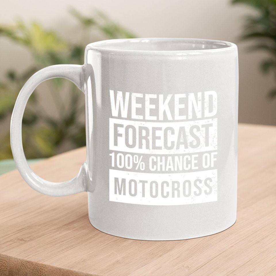 Motocross Racer Gift Motocross Forecast Coffee Mug