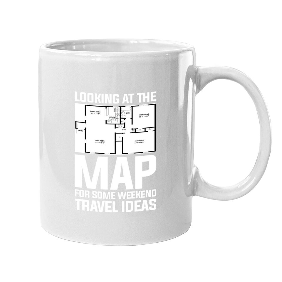 Looking At The Map For Some Weekend Travel Ideas Coffee Mug